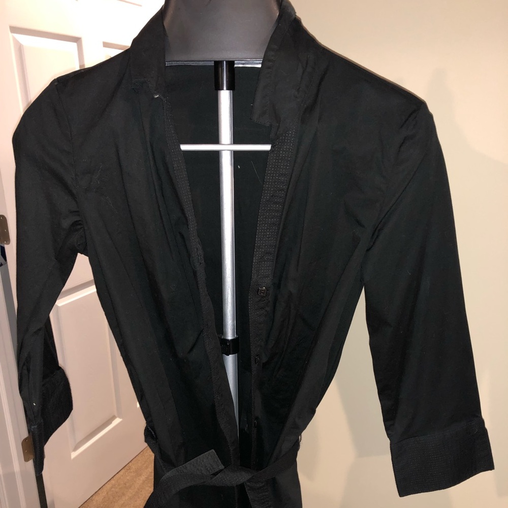 Black button down dress shirt